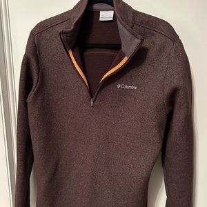 Columbia 3/4 zip long sleeve shirt